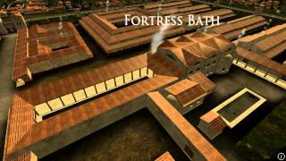 Animation of ancient Roman Fort in Caerleon Wales [upl. by Ariana96]