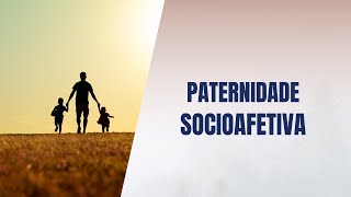 Paternidade socioafetiva [upl. by Hoxsie]