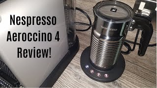 Nespresso Aeroccino 4 Milk Frother Review  Worth upgrading from the Aeroccino 3 [upl. by Aitan313]