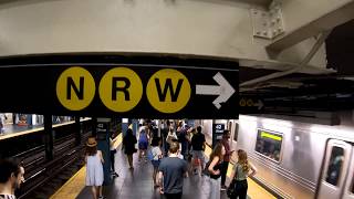 ⁴ᴷ The Busiest NYC Subway Station Times Square–42nd StreetPort Authority Bus Terminal [upl. by Nivlek494]