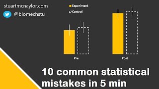 Ten Statistical Mistakes in 5 Min [upl. by Atelra]