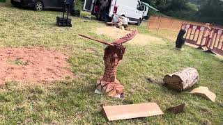 A fabulous range of wooden sculpture at Caerleon festival 2024 [upl. by Paget774]