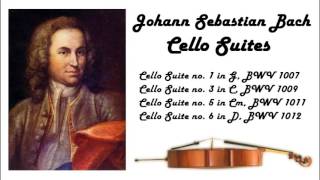 Johann Sebastian Bach  Cello suites in 432 Hz great for reading or studying [upl. by Milissa679]